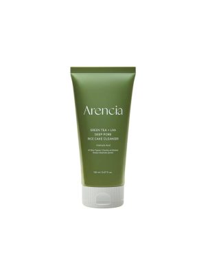 شوینده صورت پاک کننده منافذ چای سبز و LHA کیک برنج آرنسیا